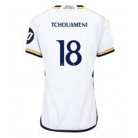 Real Madrid Aurelien Tchouameni #18 Kotipaita Naiset 2023-24 Lyhythihainen